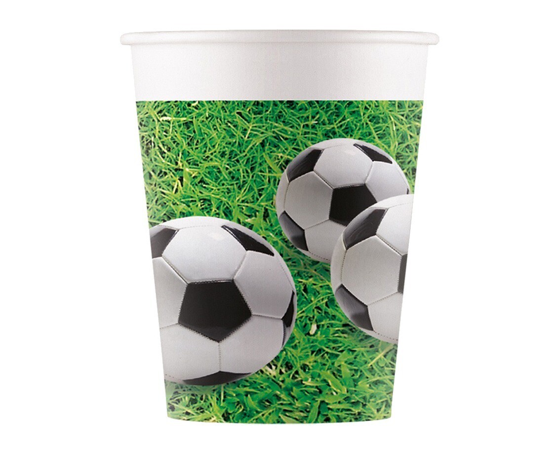 Glāzes "Futbols", 200ml, 8 gab.