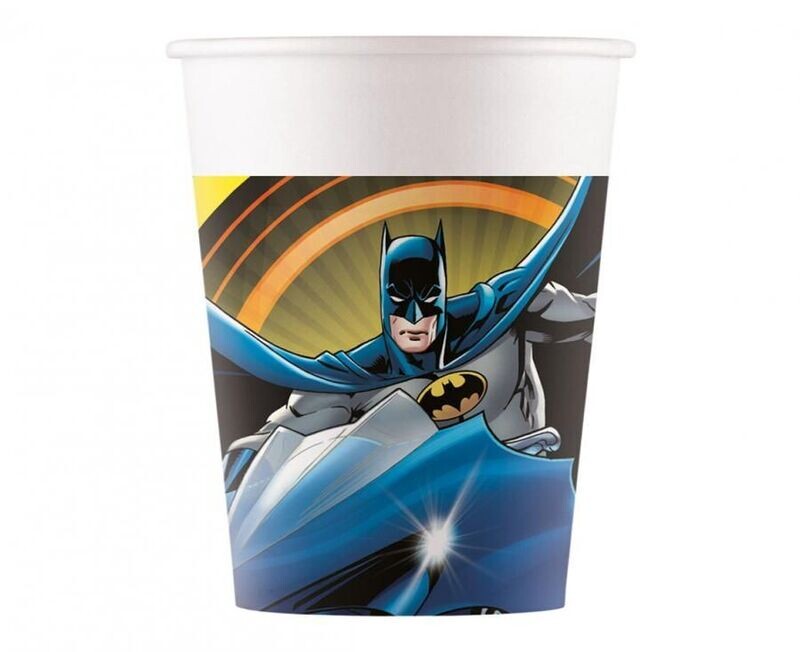 Glāzes "Batman", 200ml, 8 gab.