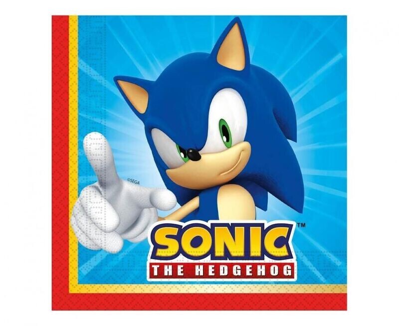 Salvetes "Sonic", 33x33cm, 20 gab.