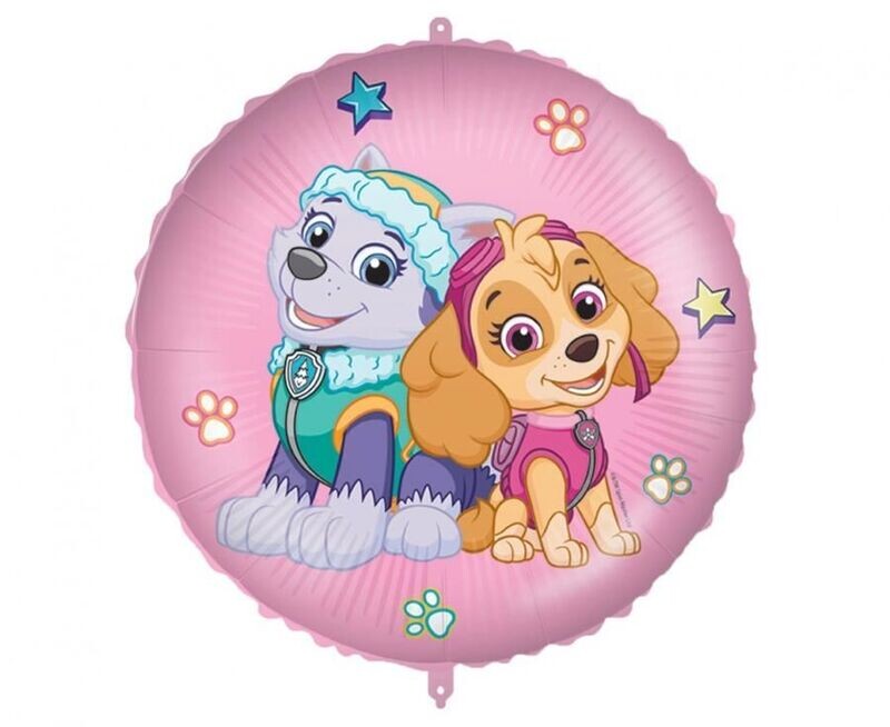Folijas balons "Ķepu patruļa meitenes", 46 cm