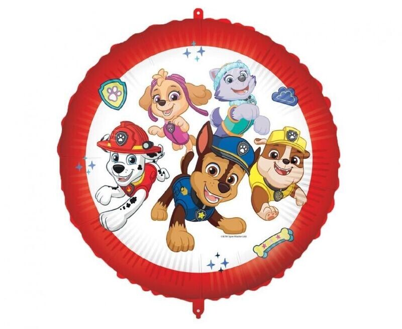 Folijas balons "Ķepu patruļa", 46 cm