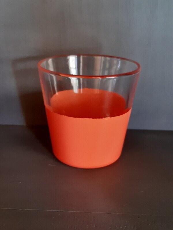 Glazen potje Rojo Coral