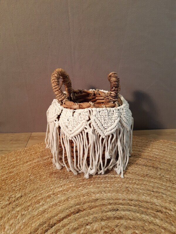 Robuuste Boho mand Piccolo