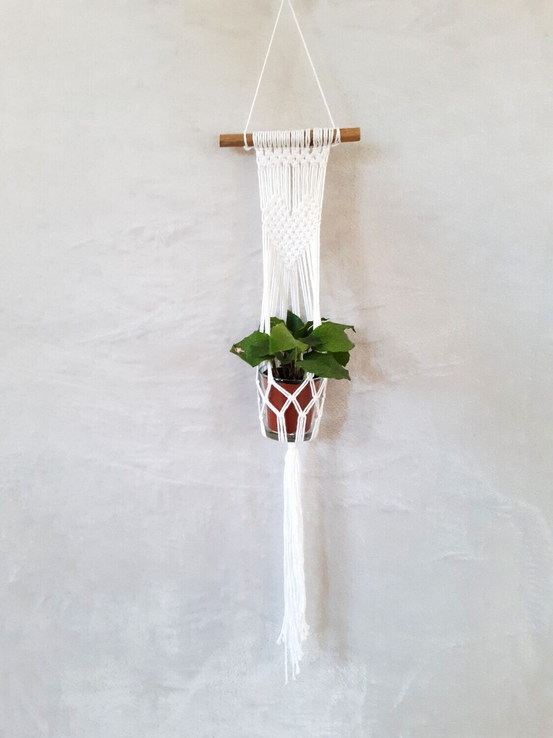 Macramé hanger Cuore