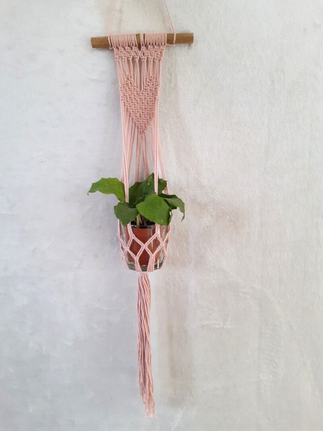 Macramé hanger Cuore