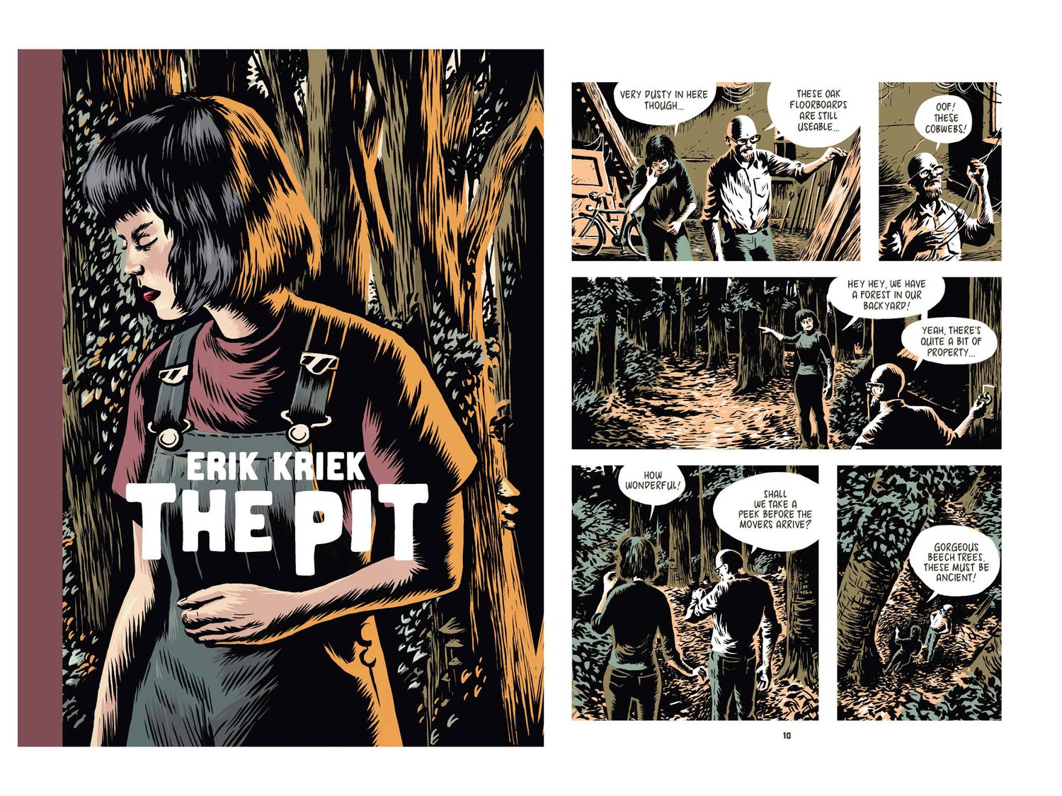 The Pit by Erik Kriek — hardcover GN PREORDER FOR APRIL