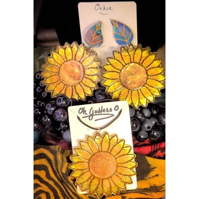 Oshun Earring and Necklace set