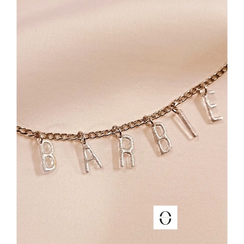 Barbie anklet (customizable)