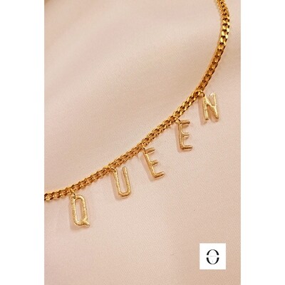 Queen Anklet (customizable) 