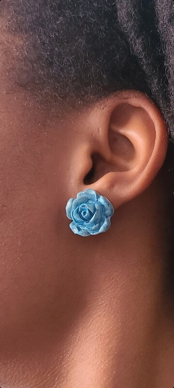 Blooming Blue Rose