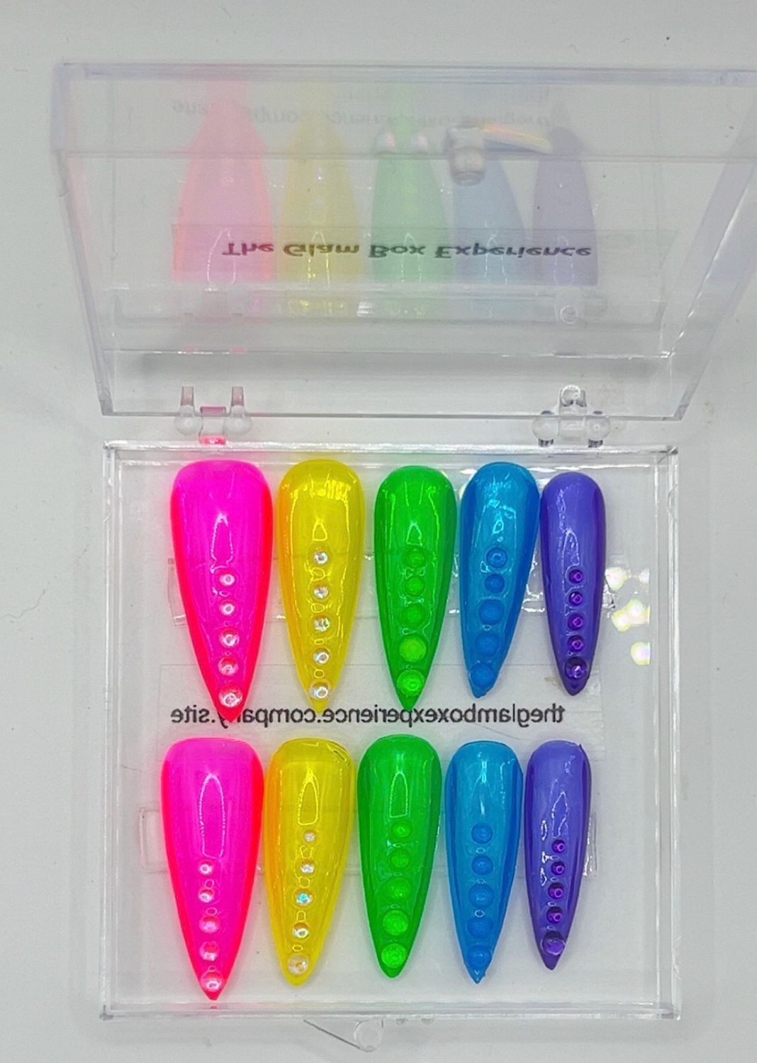 Jelly Rainbow Press On
