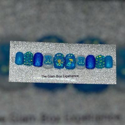 Blue Bear - Little Girl Set