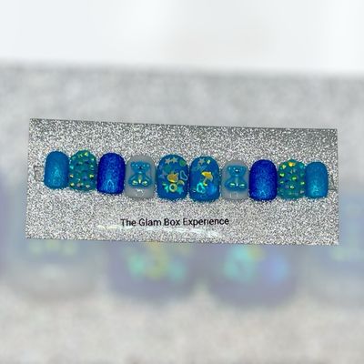 Blue Bear - Little Girl Set
