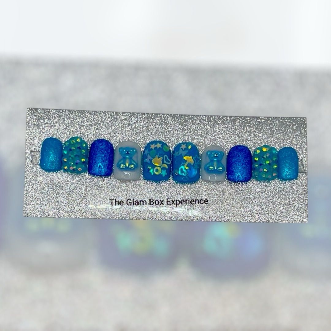 Blue Bear - Little Girl Set