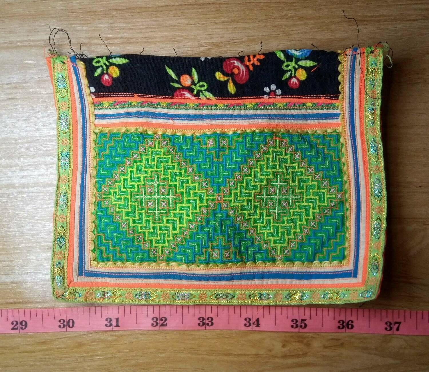 Hand Embroidery Flower Clothe | Hmong Fabric