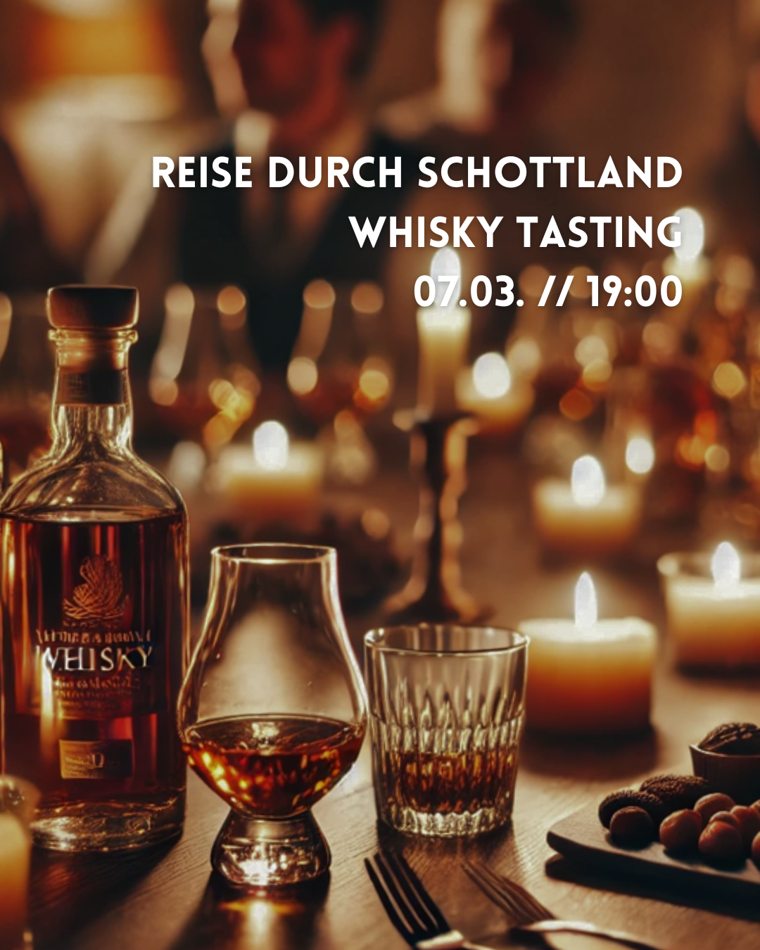 Whisky Tasting  7.März 2025 - "Reise durch Schottland"