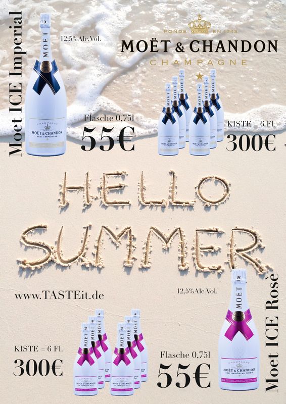 Moet Imperial ICE Rosè - 6x 0,75l Fl Moet Imperial ICE Rosè - 6x 0,75l Fl