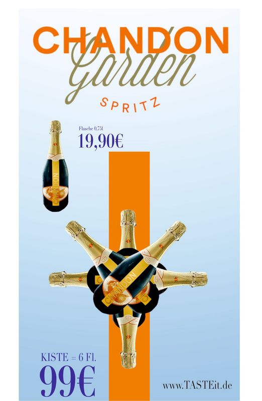 Chandon Garden Spritz 6x 0,75l Fl. - 11,5% Alc. Vol. Chandon Garden Spritz 6x 0,75l Fl. - 11,5% Alc. Vol.