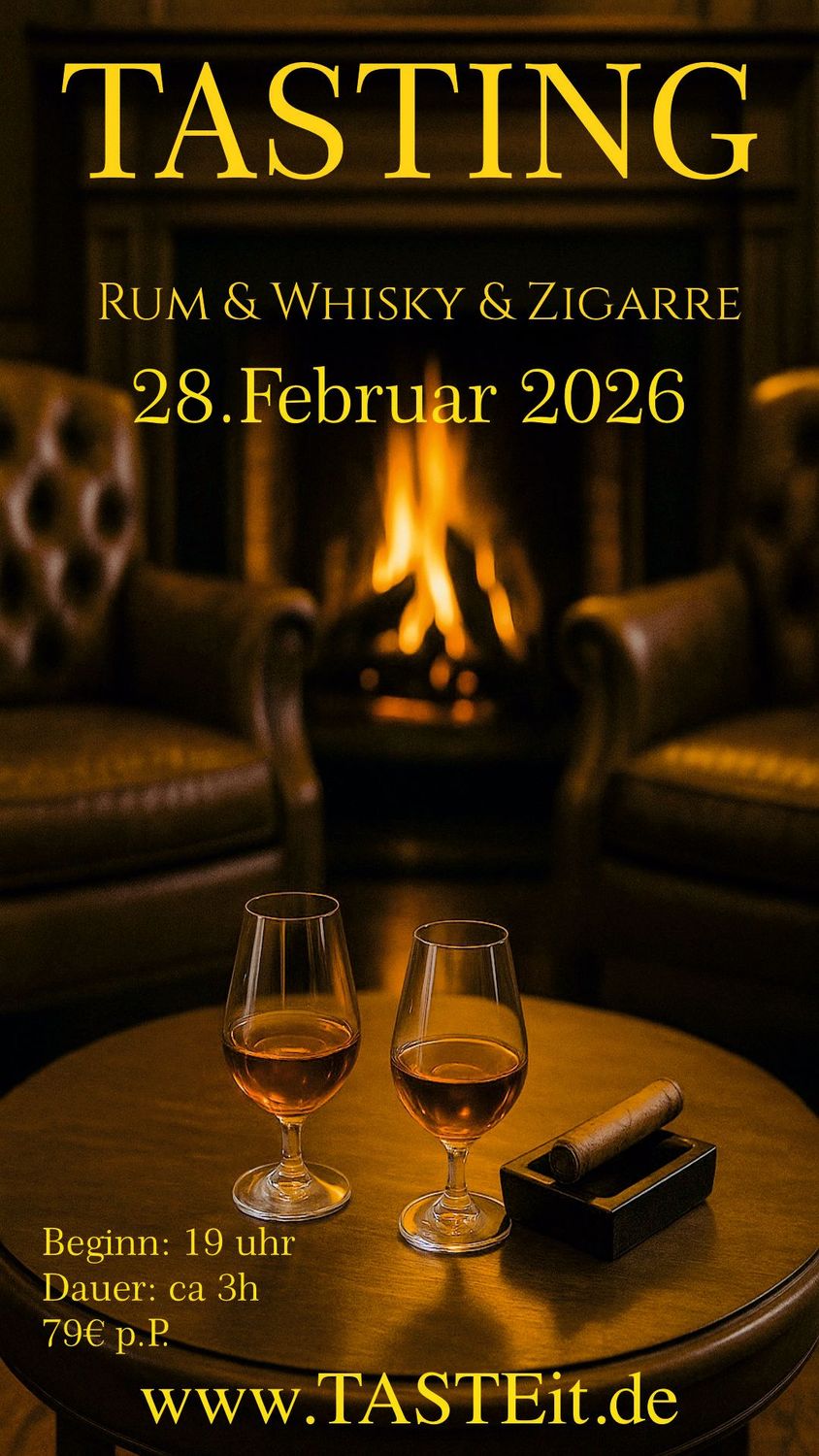 Rum / Whisky & Zigarre - 28.Februar 2026 - Rum / Whisky & Zigarre - 28.Februar 2026 - " Rum & Whisky & Zigarre "