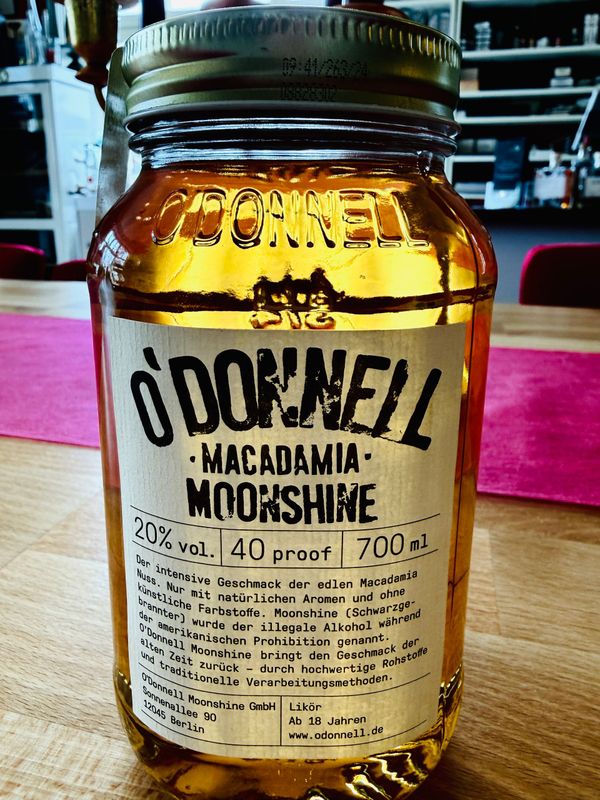 O Donnell  Macadamia 700ml 20%Alc.Vol.