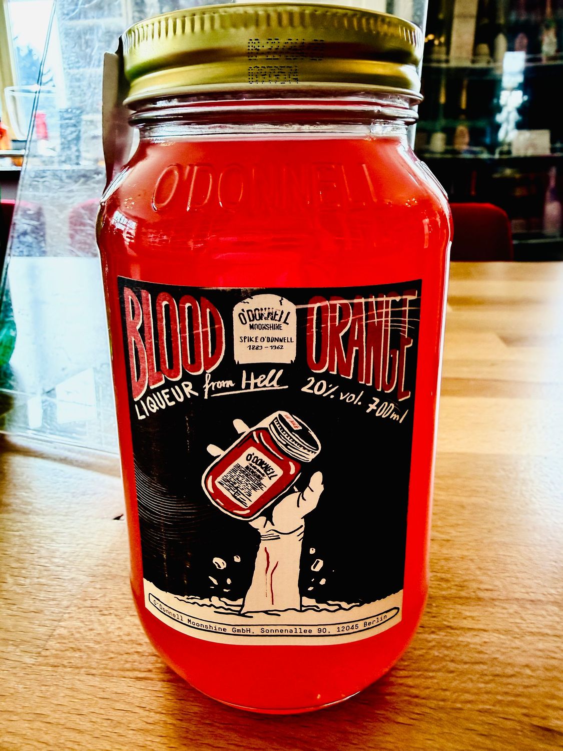 O Donnell Blut Orange 700ml 20% Alc.Vol.