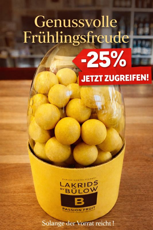 Lakritz by Bülow - B - Passionsfrucht EI - 470g - 44,59je kg Lakritz by Bülow - B - Passionsfrucht EI - 470g - 44,59je kg
