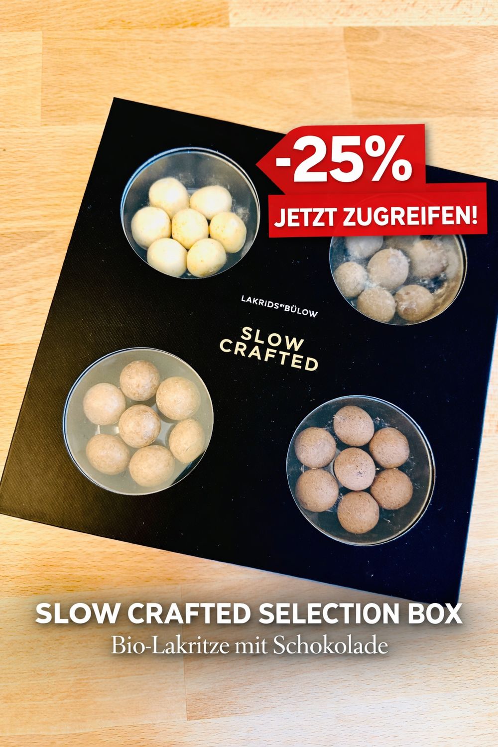 Lakritz by Bülow - Slow Crafted Box - 175 g - 108,34 je kg Lakritz by Bülow - Slow Crafted Box - 175 g - 108,34 je kg