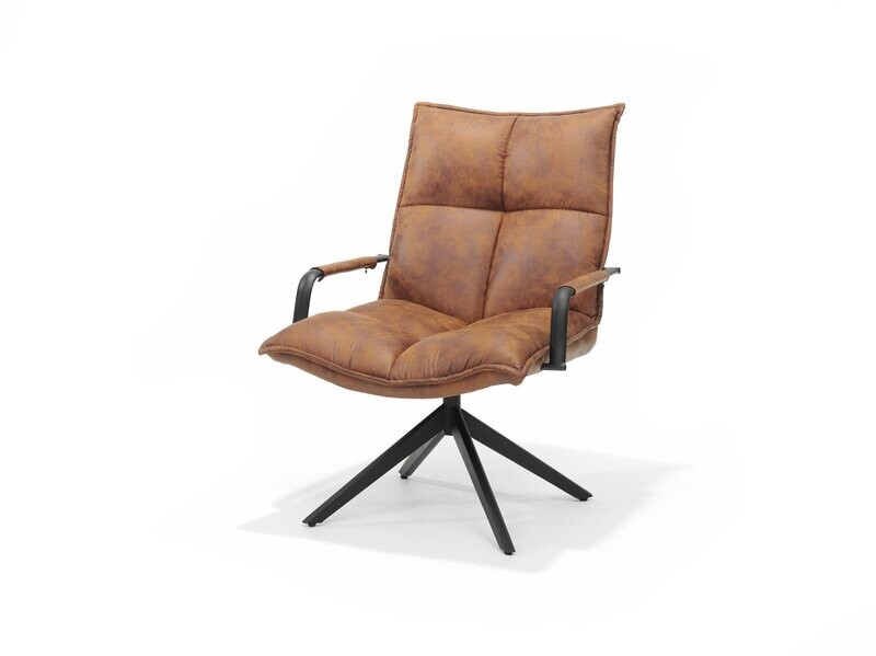 Draaifauteuil Robert - cognac