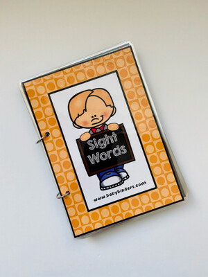 Pre k Sight Words Cards