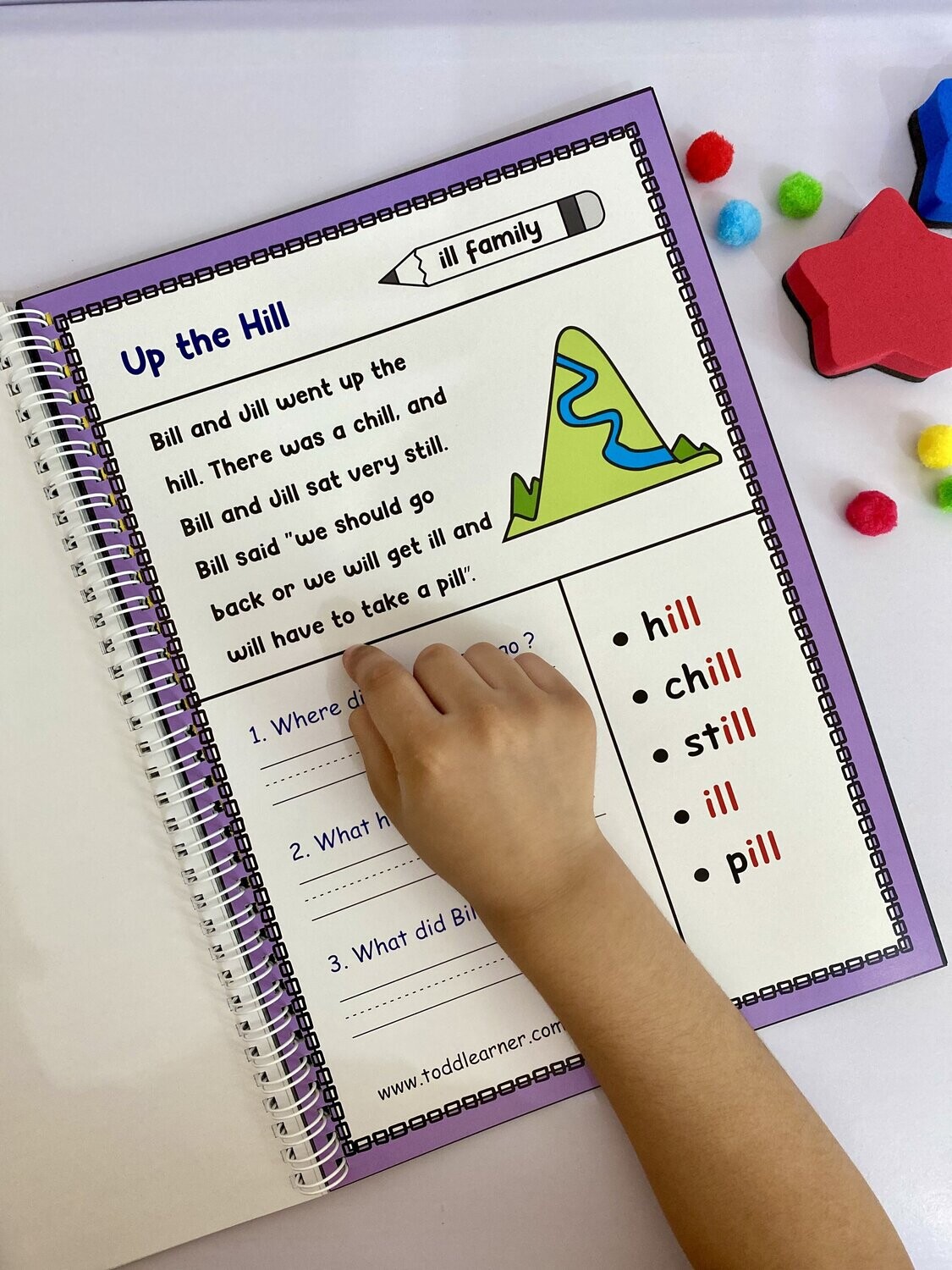 English Reading Fluency Book for Kids.