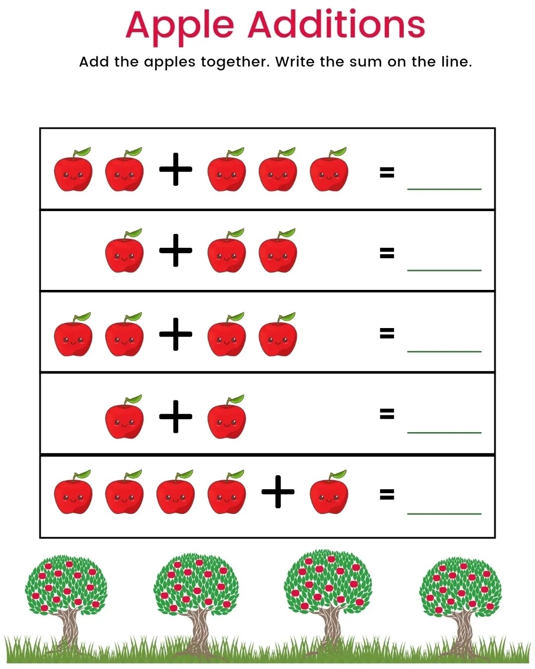Reusable Write and Wipe Math  Addition Practice Binder for Kids.