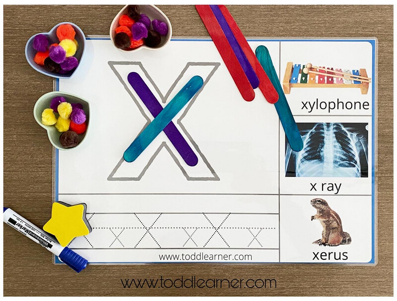 Reusable Big Sized English Letter Mats for Kids