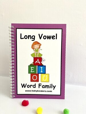 English Long Vowel Learning Book for Kids.
