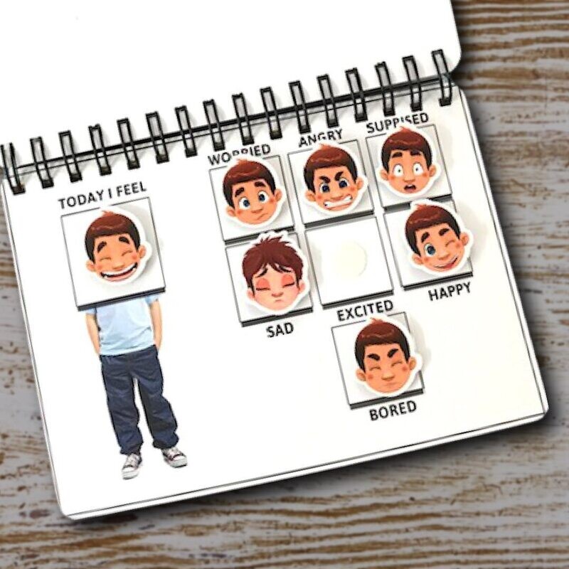 English Learning Activity Book Binder for 2-4 year kids. A5 Size