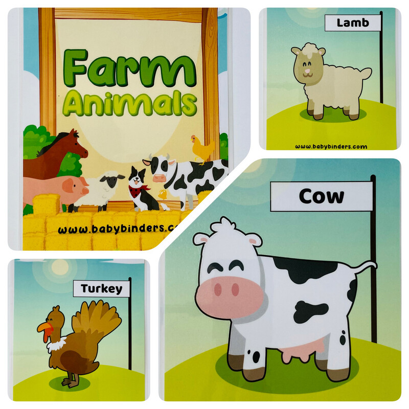 Farm Animals Flash Cards