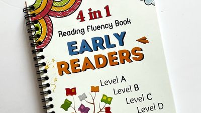 Digital 4 in 1 Early Readers Reading Book for Kids.