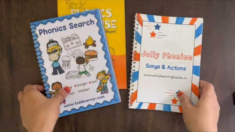 Phonics Learning Bundle for Kids. Set of 3 Books.
