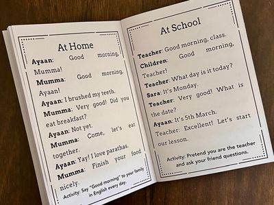 Spoken English Book for Kids. English Speaking made easy for kids.