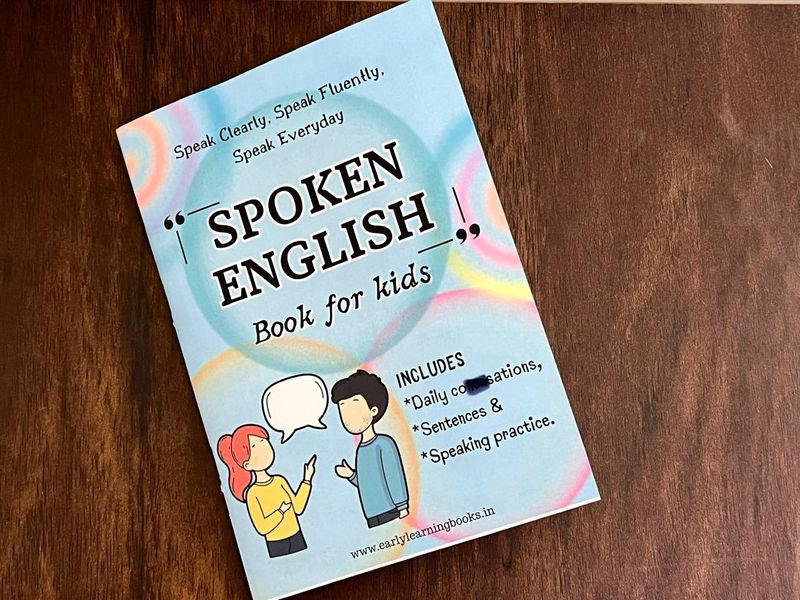 Spoken English Book for Kids. English Speaking made easy for kids.