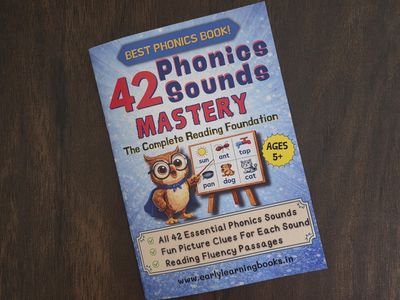 42 Phonics Sounds Mastery Book for Kids (Ages 5+) | Learn Reading Step-by-Step