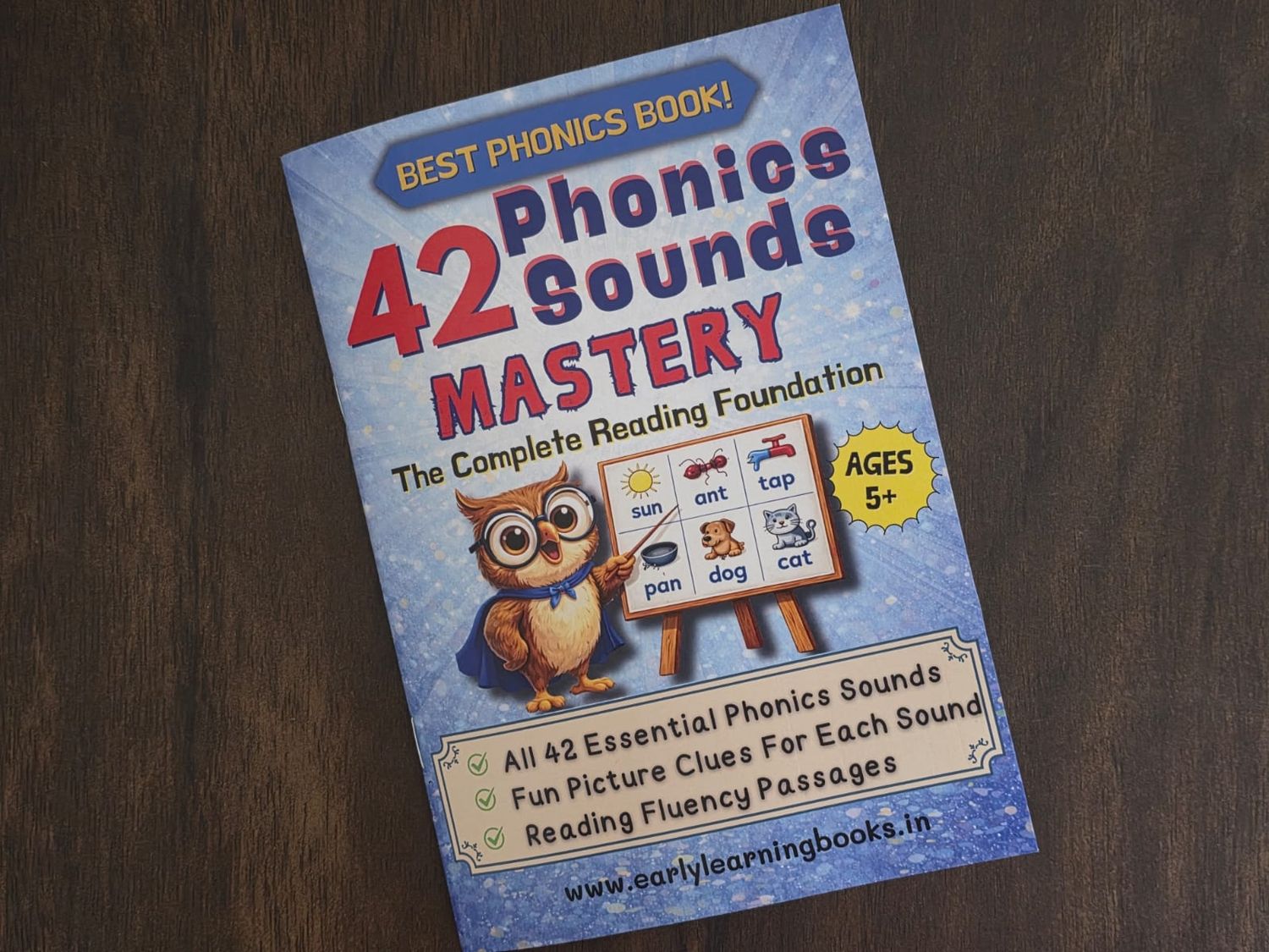 42 Phonics Sounds Mastery Book for Kids (Ages 5+) | Learn Reading Step-by-Step
