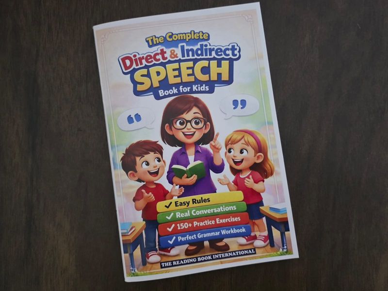 Direct &amp; Indirect Speech for Kids | 100+ Practice Exercises | English Grammar Workbook