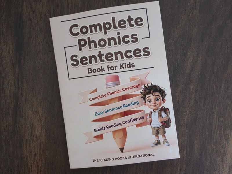 Complete Phonics Sentence Learning Book for Kids | Learn to Read, Build Sentences &amp; Improve Reading Skills