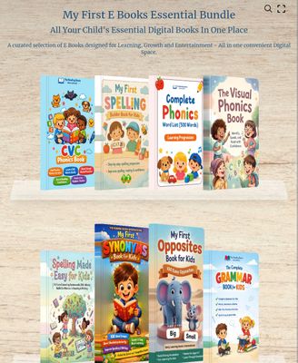Ultimate Early Learning E-Book Bundle (20 Books) | Phonics, CVC Words, Sight Words, Math &amp; Sentence Building for Kids Ages 3–7