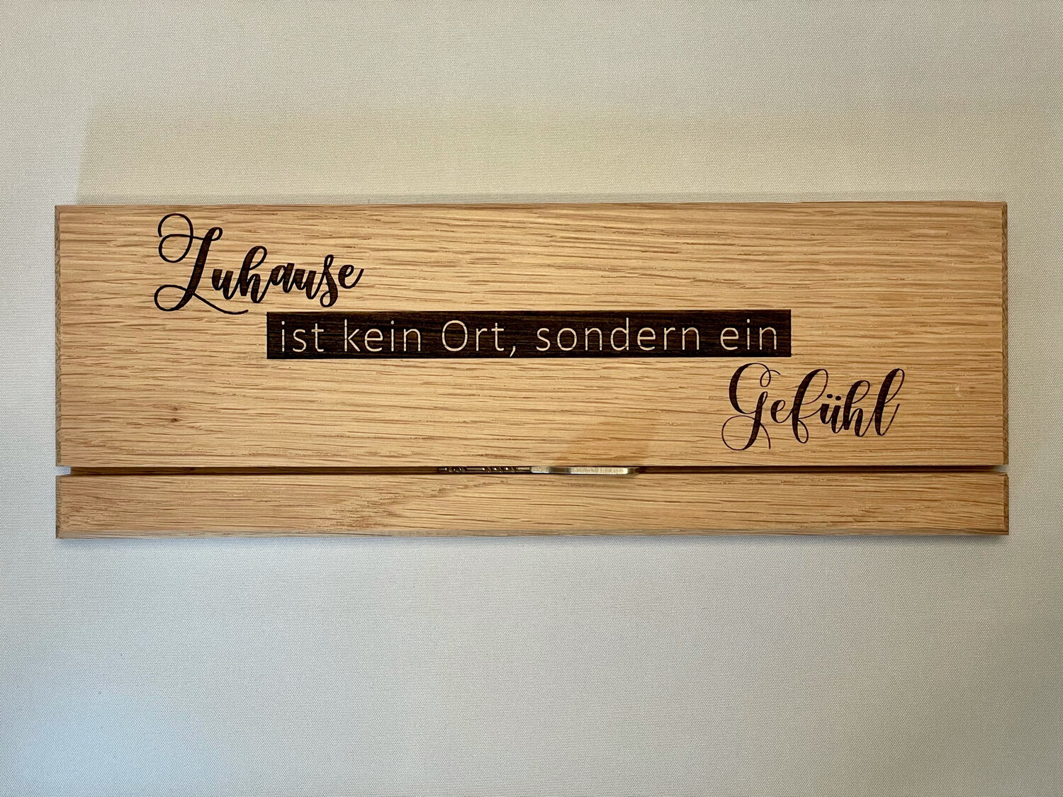 Schlüsselbrett Eiche massiv