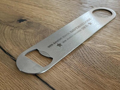 Flaschenöffner aus Edelstahl