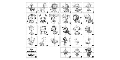 Puzzle "Mein erstes Puzzle", personalisiert, Kinderpuzzle, Würfelpuzzle, Würfel 🎲