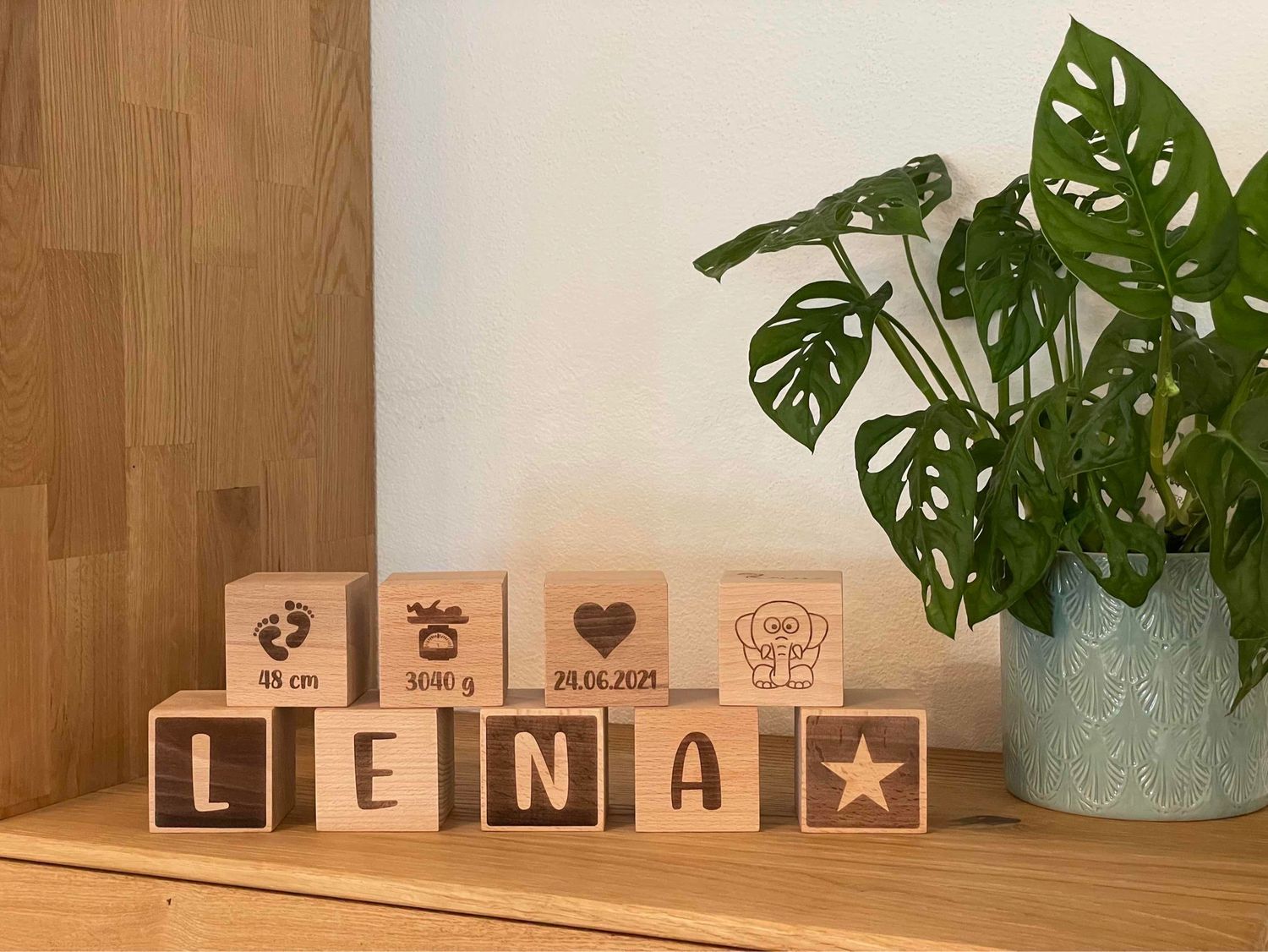 🌟AKTION🌟 Holzwürfel personalisiert (pro Würfel € 4,90 statt € 6,50)