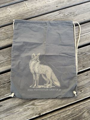 Turnbeutel mit Tiermotiv und unserer Website Adresse - ab Bestellsumme € 60,- gratis (wird von uns automatisch mitgeliefert - Motivauswahl nach dem Zufallsprinzip)