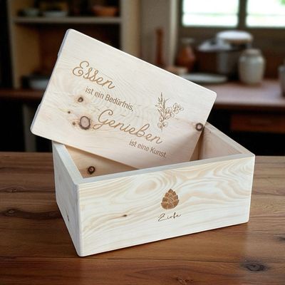 Zirbenholz Brotkiste, Zirbenholz aus Kärnten, Brotdose, Zirbe